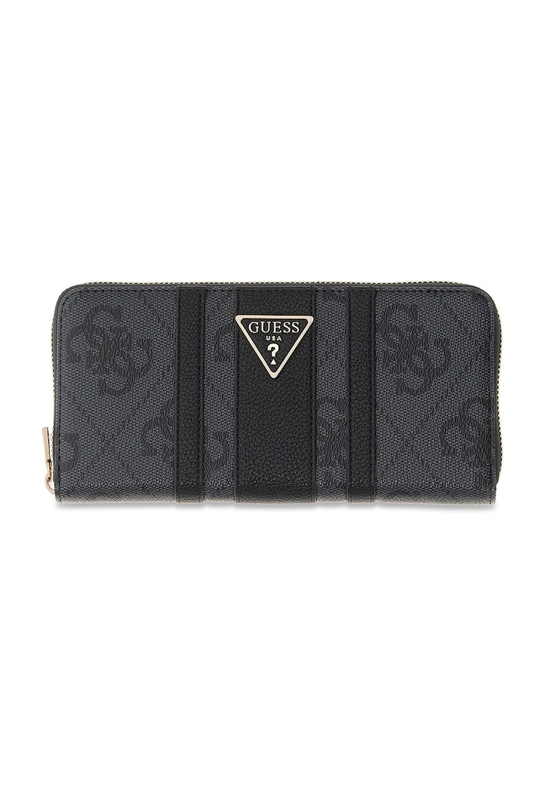 Portofel de piele ecologica Laurel - Gri carbune