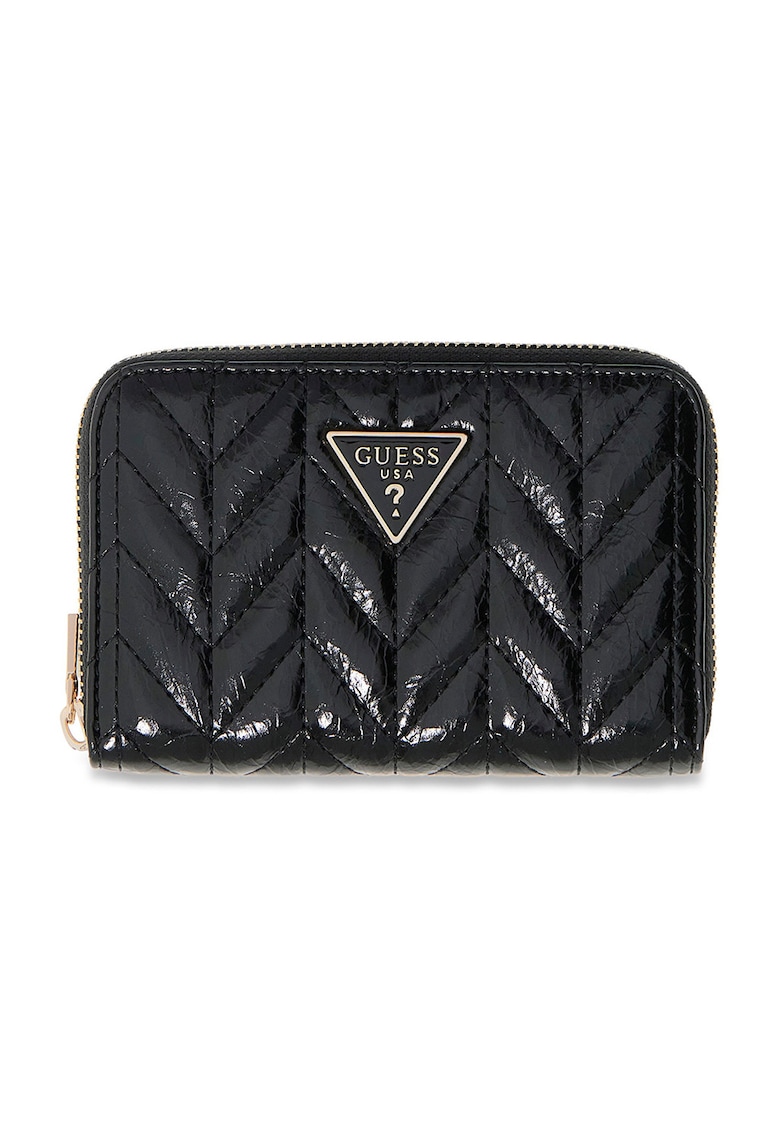 Portofel cu logo Cheryl - Negru