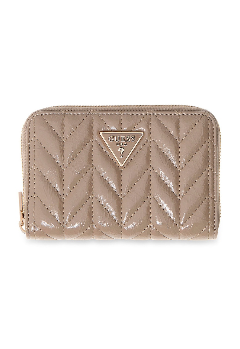 Portofel cu logo Cheryl - Maro deschis