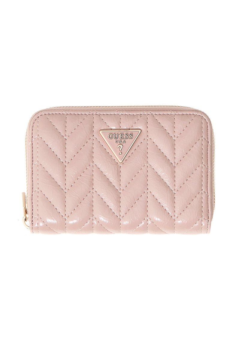 Portofel cu logo Cheryl - Roz deschis