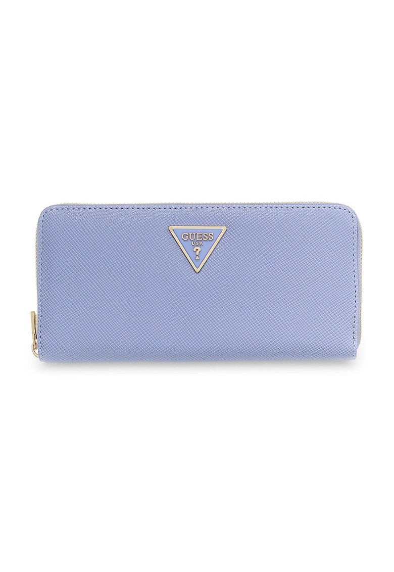 Portofel de piele ecologica cu bareta pentru incheietura Laureldwqfwdq - Albastru indigo - 10x21x2