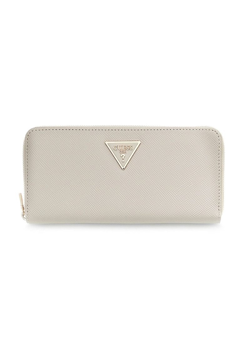 Portofel de piele ecologica cu bareta pentru incheietura Laureldwqfwdq - Maro taupe deschis - 10x21x2