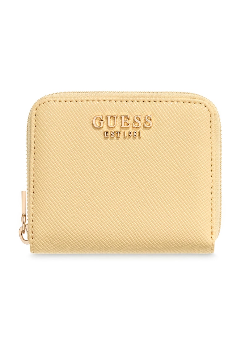 Portofel mic de piele ecologica Serenova - Galben deschis