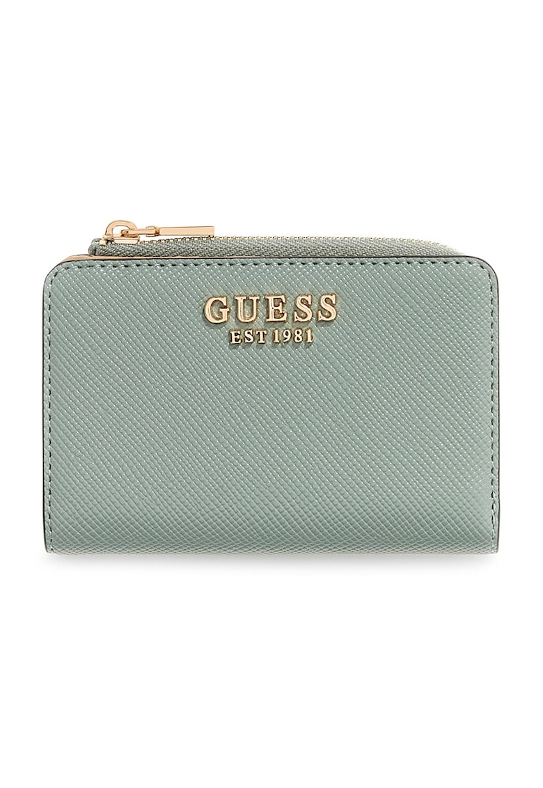 Portofel pliabil de piele ecologica cu logo Serenova - Verde persan