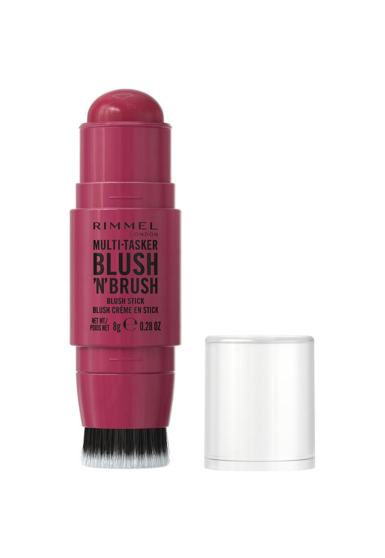 Fard de Obraz Multi-Tasker Blush'N'Brush Stick - 8G - Fushia Glam
