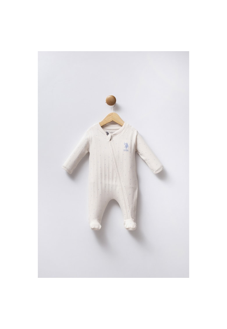 Salopeta bebelusi - USB2337-WHITE - Alb