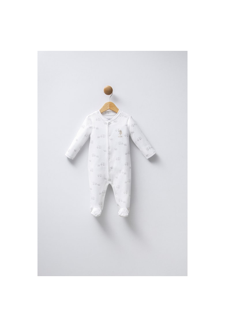 Salopeta bebelusi - USB2325-WHITE - Alb