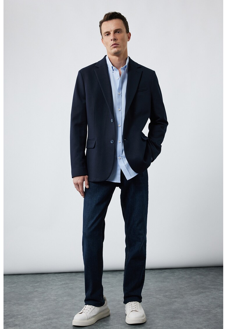 Blugi slim fit - Albastru inchis
