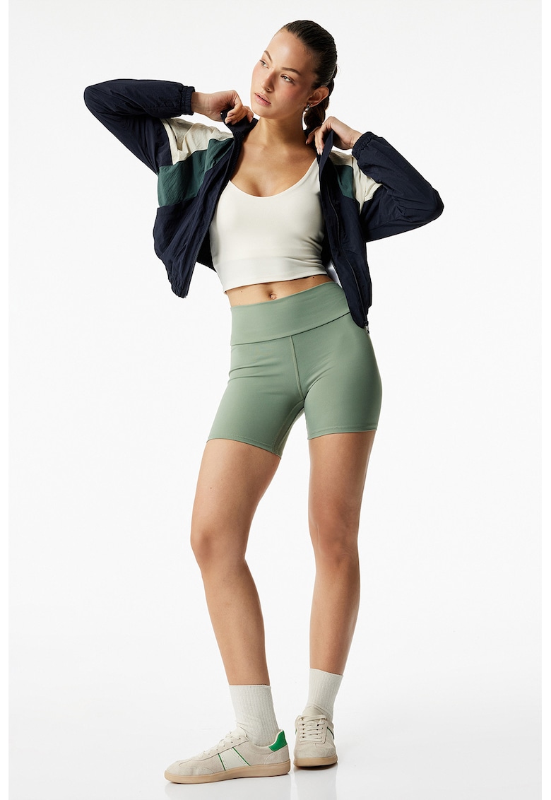 Colanti scurti slim-fit - Verde sparanghel