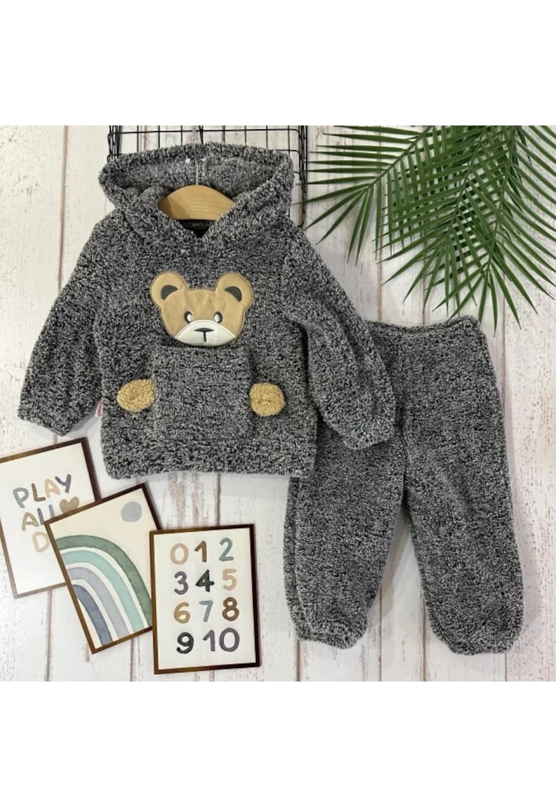 Compleu pufos Welsoft Model AL 30186 - Unisex - Gri