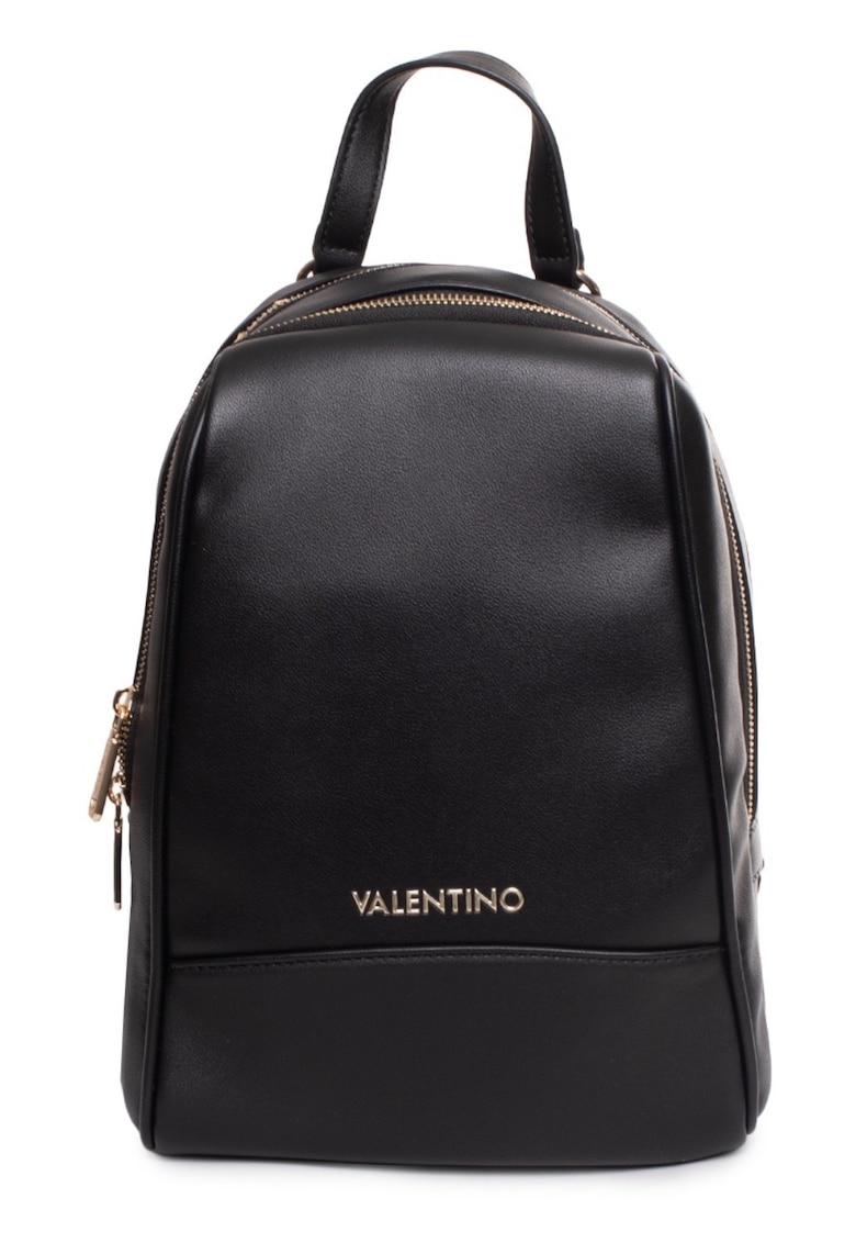 Rucsac Dama - Negru - Piele Ecologica - Logo 2471 - Negru - 30 x 21 x 15 cm