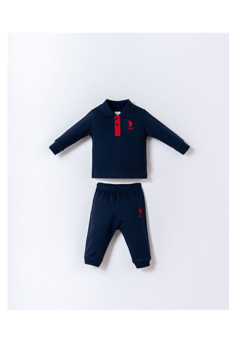Set două piese bumbac - albastru închis - Albastru inchis