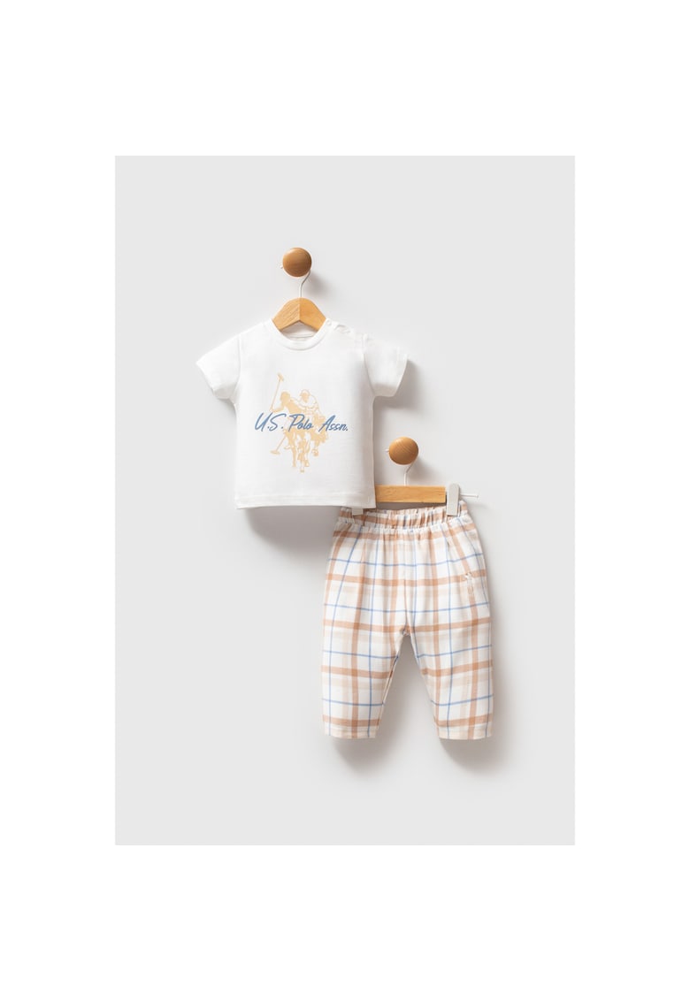 Set doua piese pentru bebelusi - USB2349 - Alb