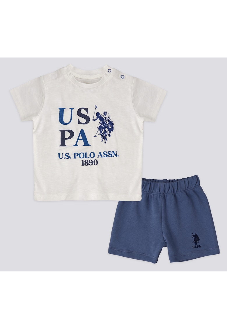 Set doua piese pentru bebelusi - USB1918 - Alb