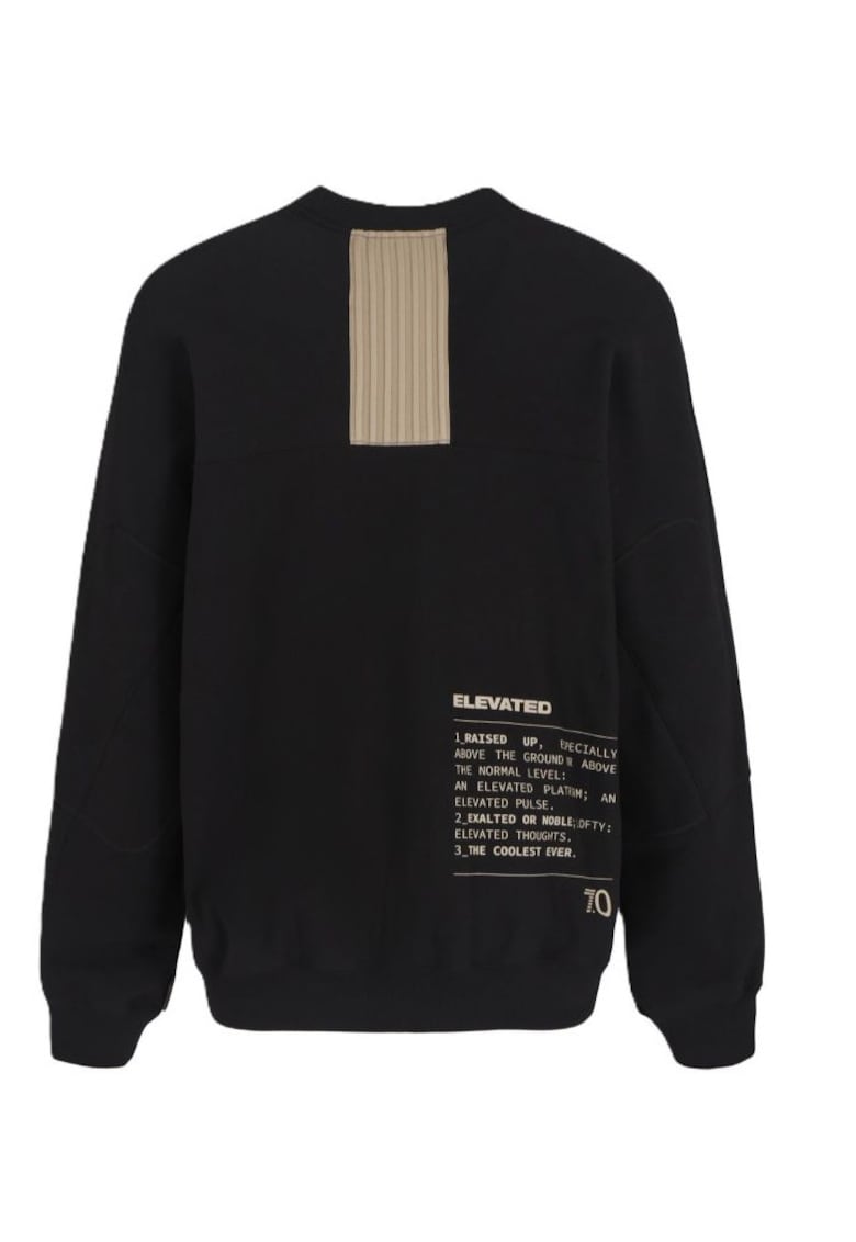 Bluza pentru Lifestyle - U T-TOP CN COFT - 7X000078-AF14570-UC001 - Negru - Negru