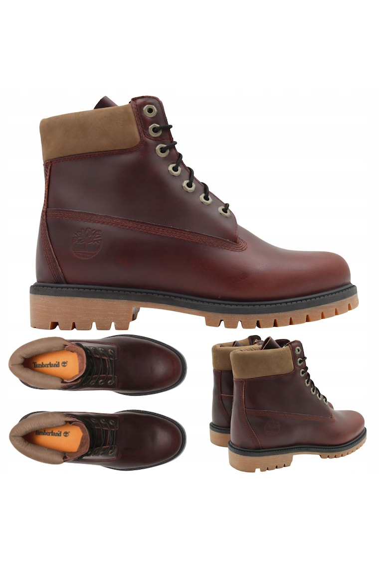 Ghete Heritage 6 Inch - piele - Bordeaux