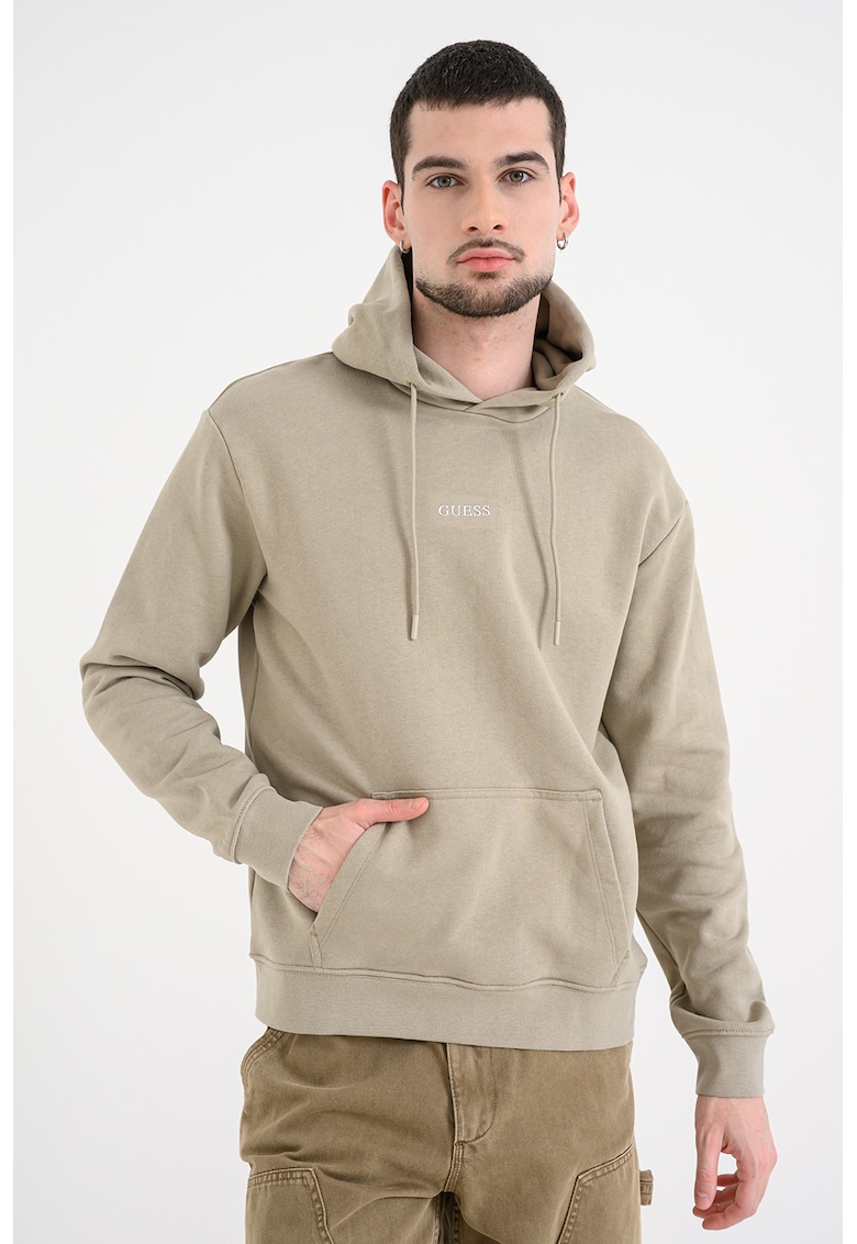 Hanorac cu buzunar kangaroo pentru antrenament - Verde sparanghel