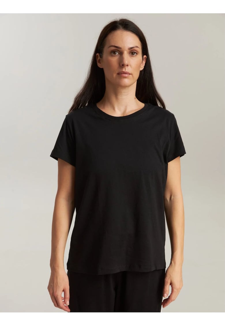 Tricou cu maneca scurta din bumbac pentru dame