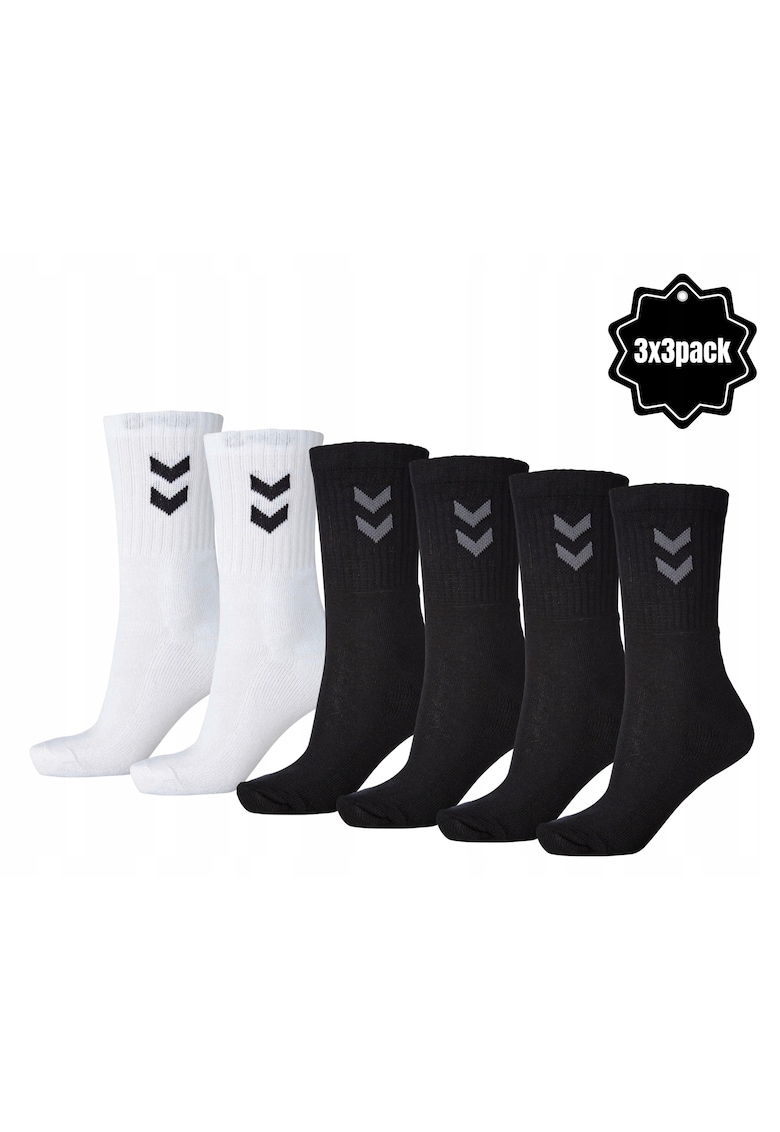 Sosete Sport Set - Basic - Set Multiplu - Cusatura Moale La Varf - Banda Elastica - Utilizare Universala - Sport/Fitness - Material: 80% Bumbac