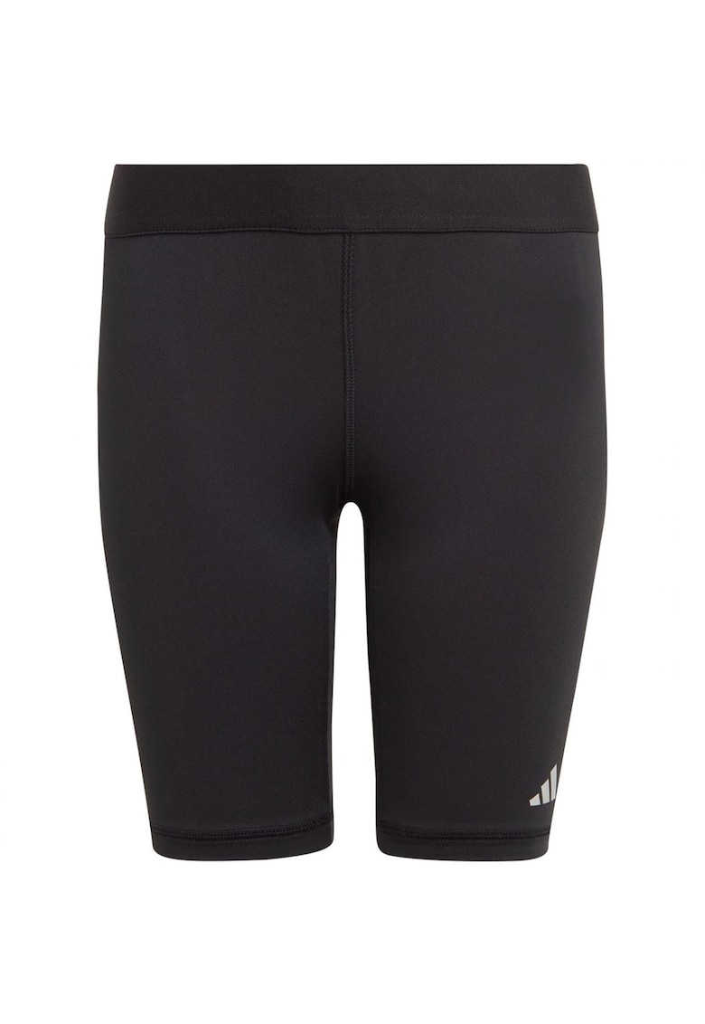 Pantaloni sport copii - Techfit Aeroready - compresivi - negri - poliester reciclat -