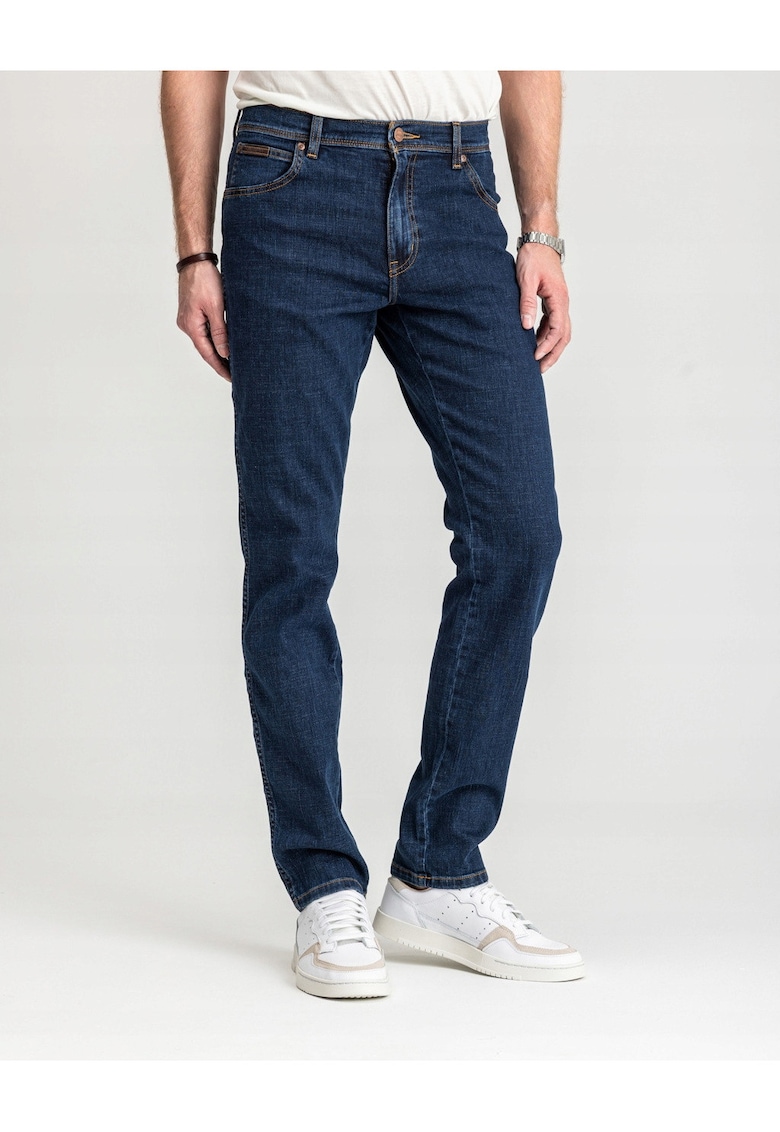Wrangler Blugi slim fit cu talie medie Texas - Albastru