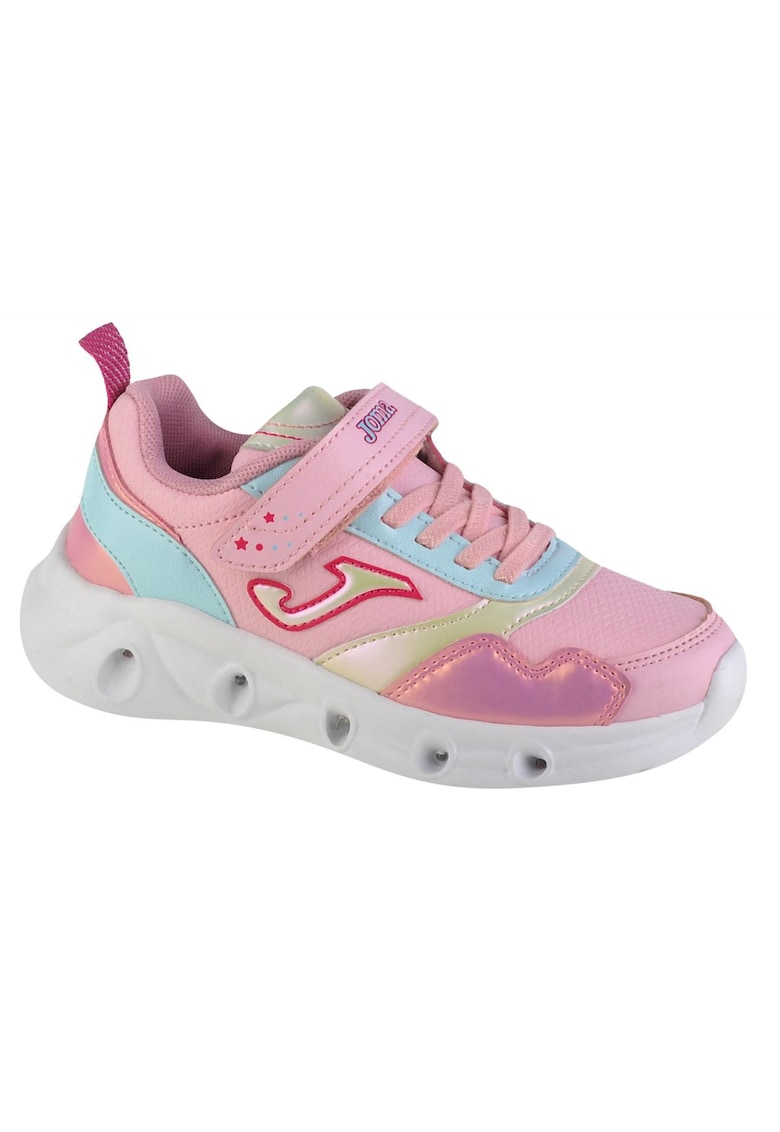 Pantofi copii - Star Jr 2213 - roz - sintetic - cu velcro
