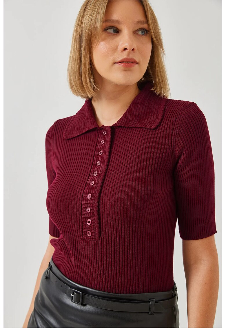 Pulover dama rosu - One Size