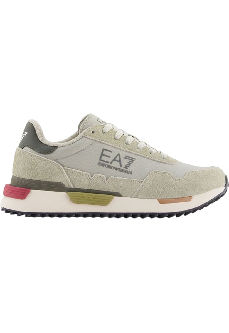 Pantofi sport EA7 Vintage Running Nylon 53638 - Verde deschis