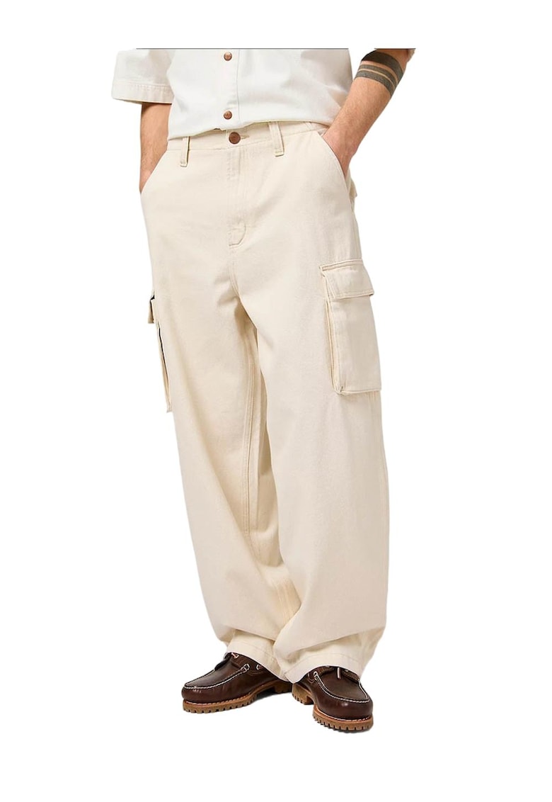 Pantaloni barbati - Cargo - bumbac - ecru