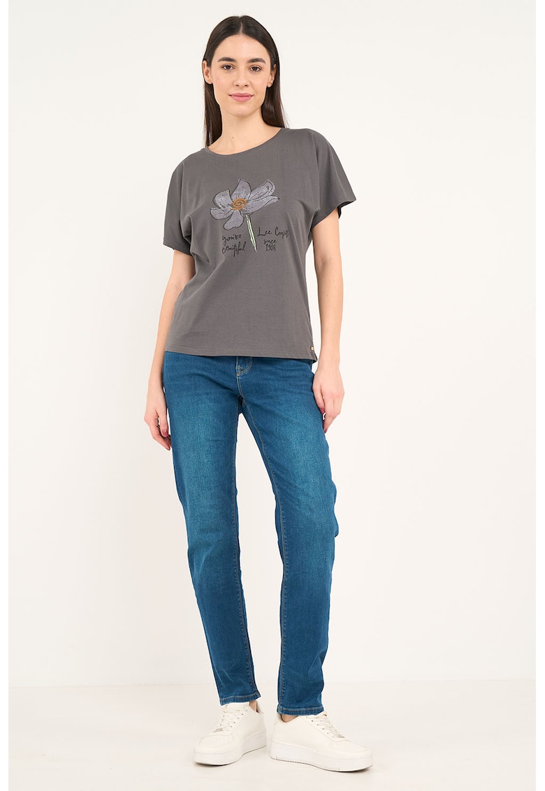 Blugi slim fit - Albastru petrol