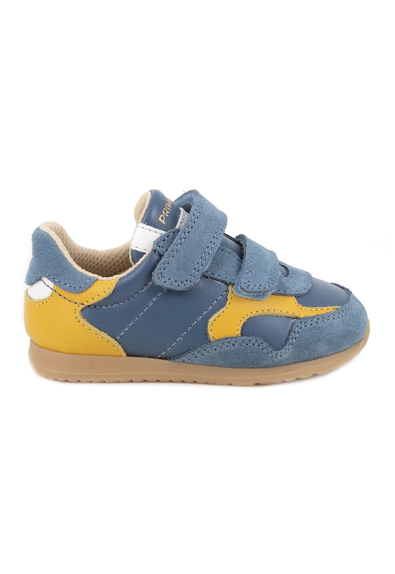 Pantofi sport din piele intoarsa cu inchidere velcro