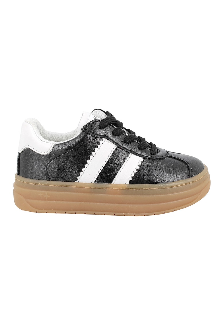 Pantofi sport din piele ecologica cu talpa flatform