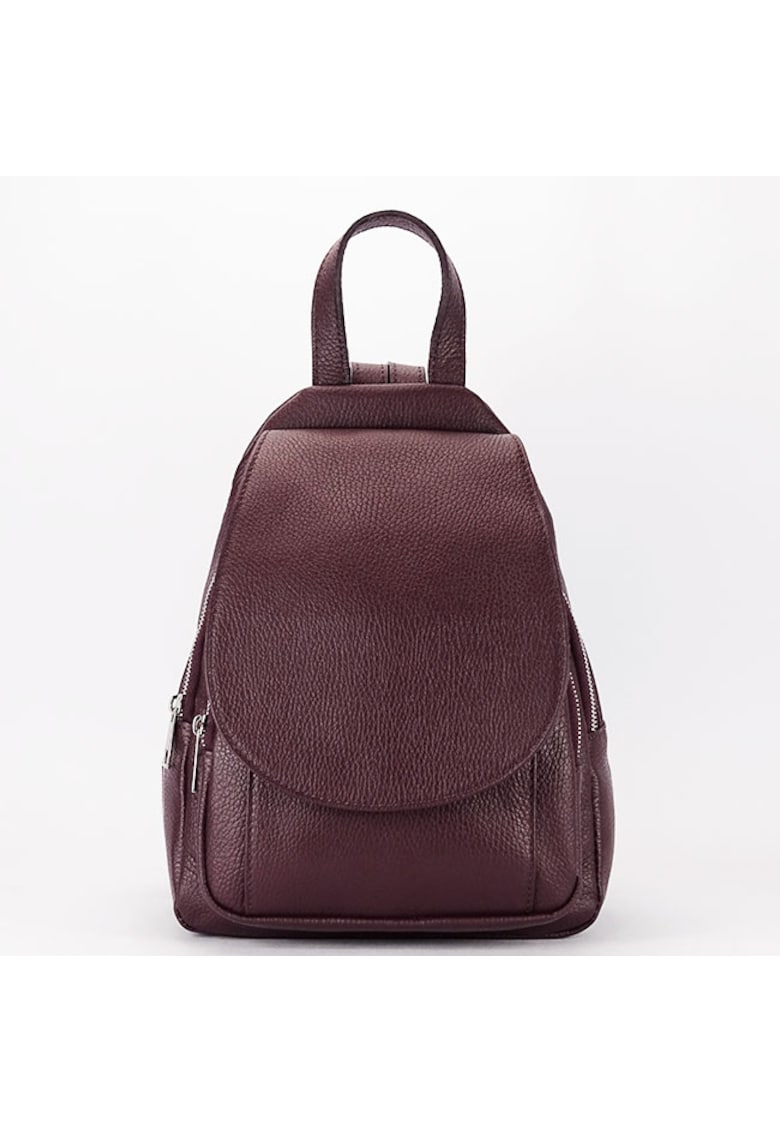 Rucsac cafeniu din piele naturala 8906 122 19039 - Bordeaux
