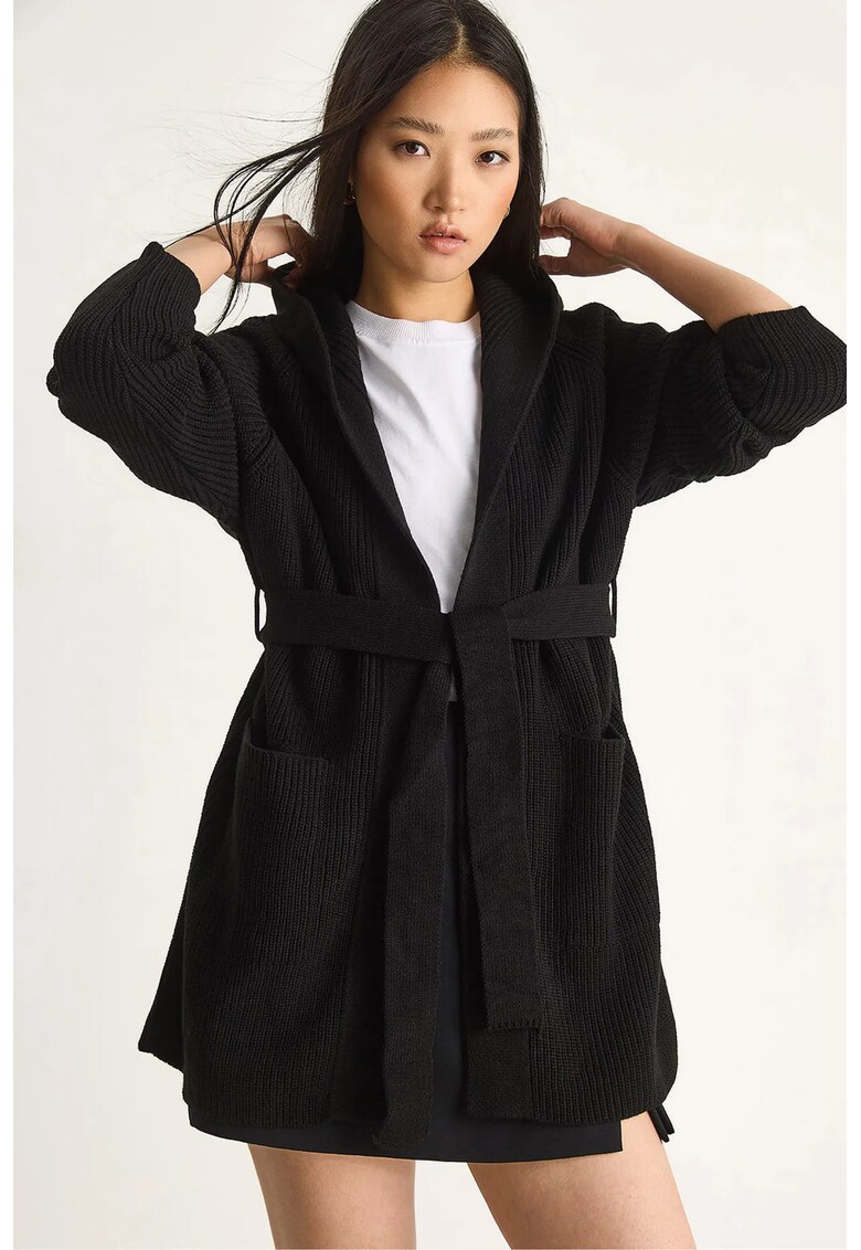 Cardigan dama negru -