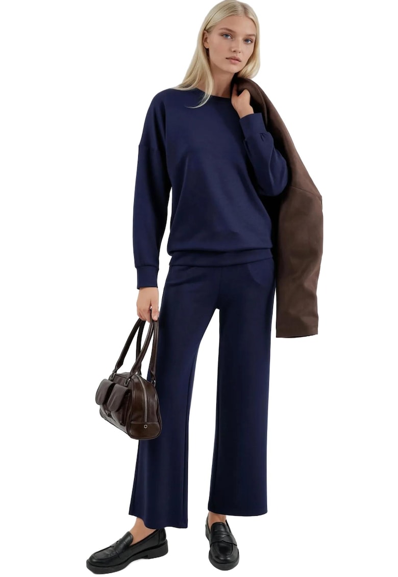 Compleu dama - Tricot - Bleumarin -