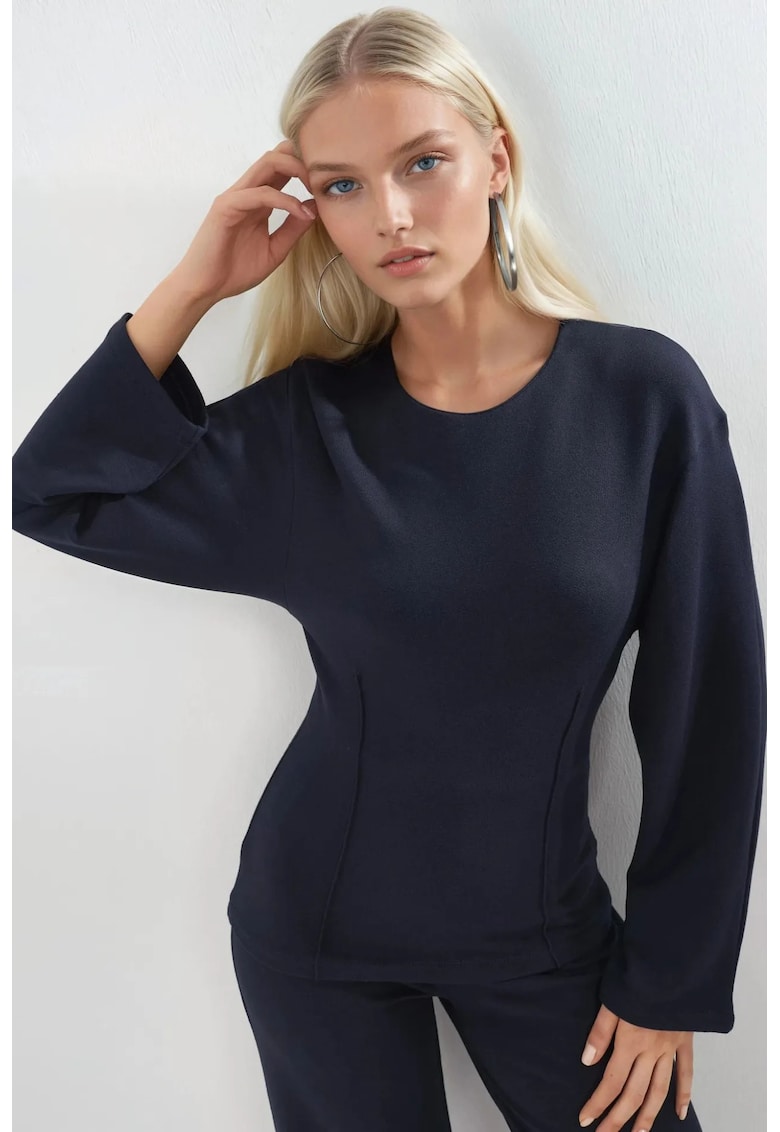 Bluza dama mulata albastru marin - Albastru marin