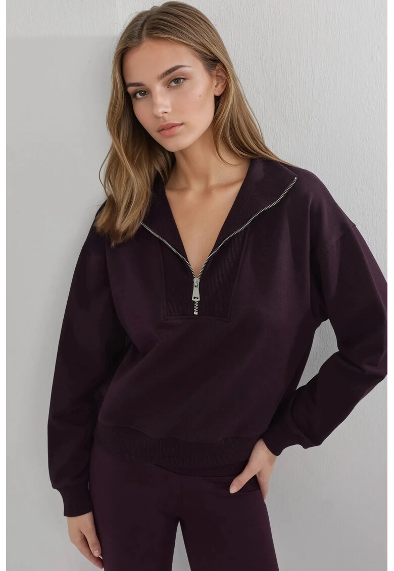 Hanorac dama - mov - textil