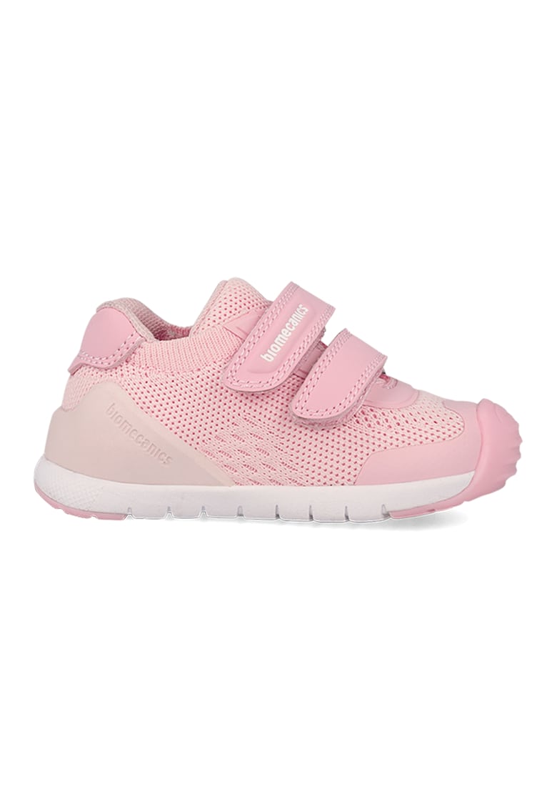 Pantofi sport din plasa cu garnituri din material sintetic - Roz pastel/Piersica/Bej deschis