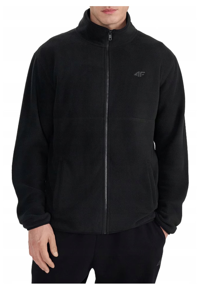 Bluza de trening cu fermoar din fleece