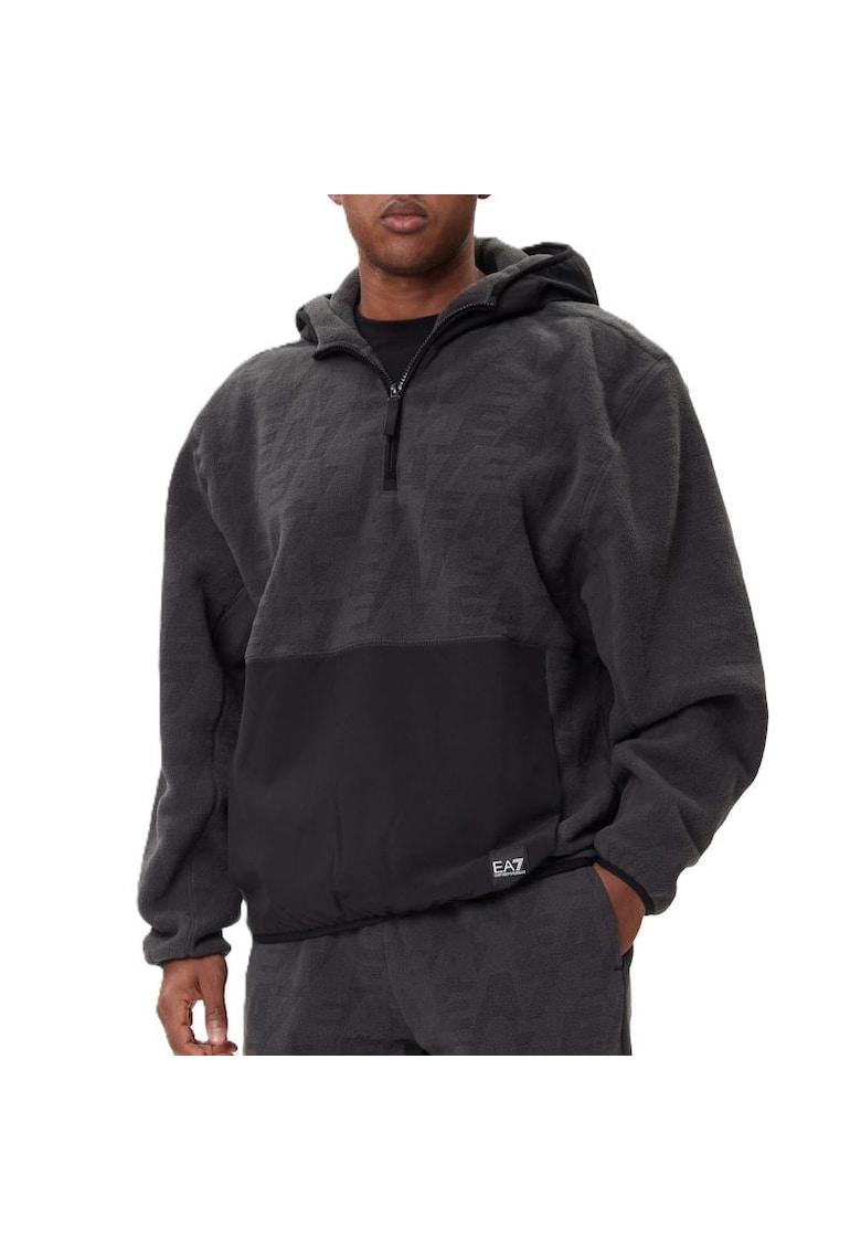 Bluza cu fermoar pentru Barbati - train logo series m polar logo hoodie hz - 7M000982-AF16804-U8117 - M INTL - Gri