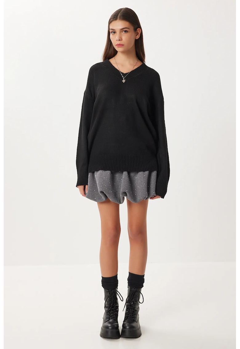 Pulover dama Happiness Istanbul - negru - One Size