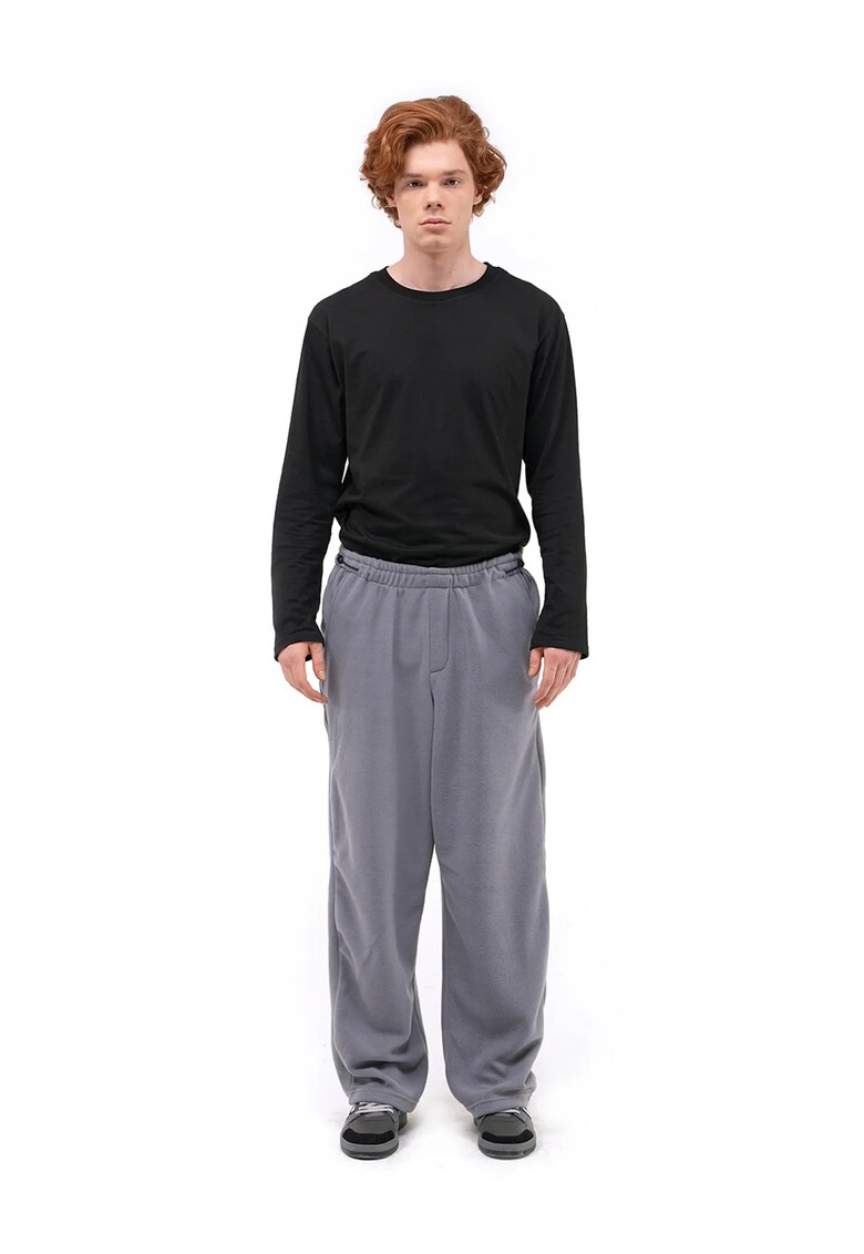 Pantaloni barbati - gri carbune