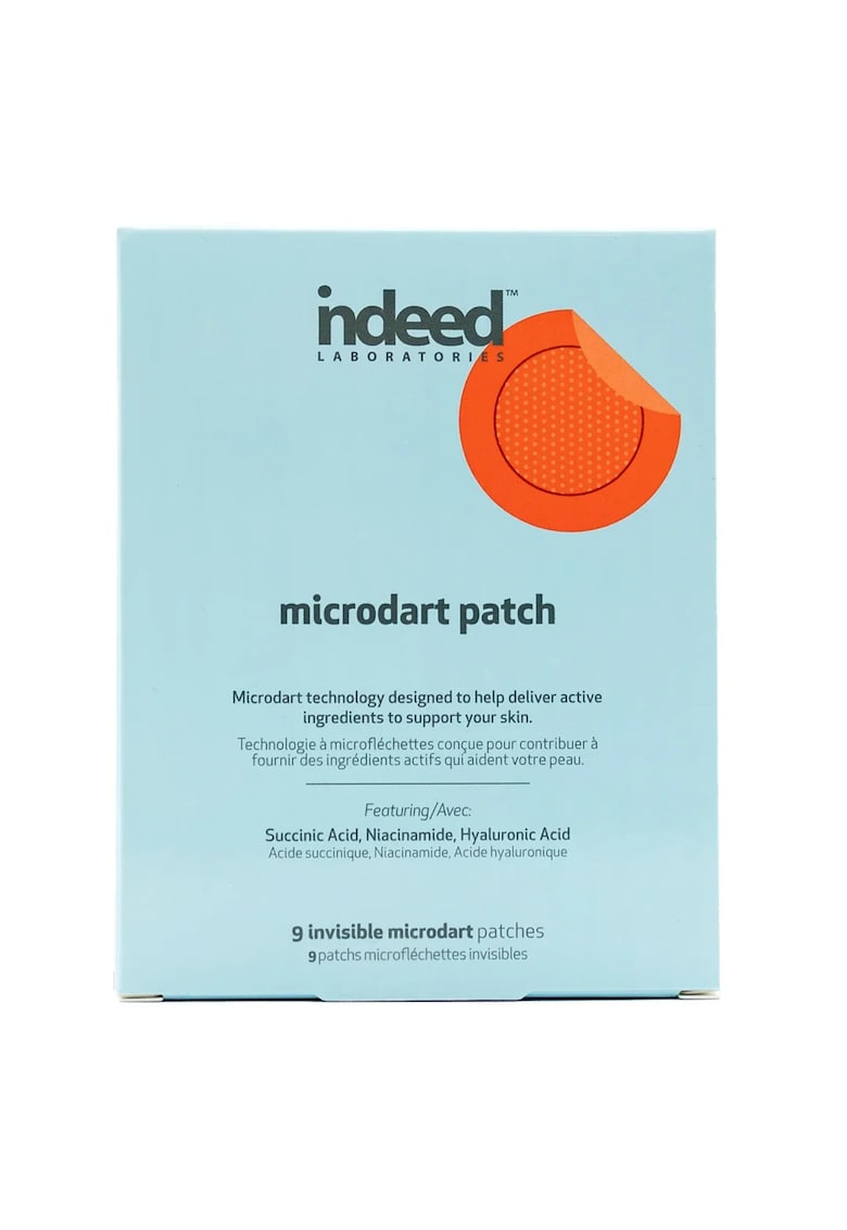 Plasturi invizibili anti-acnee cu acid succinic - niacinamida si acid hialuronic - Microdart Patch - 9 bucati