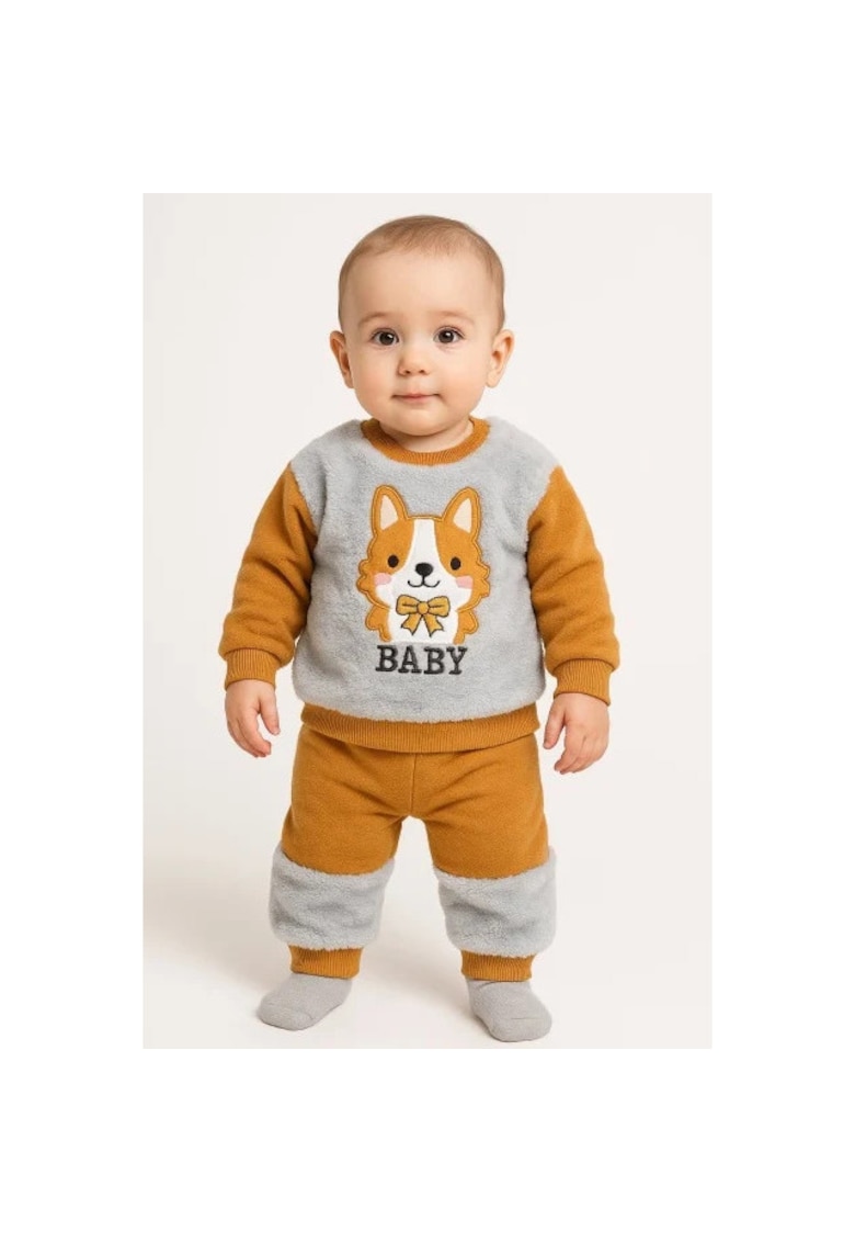 Set bluzita si pantaloni gules - vulpe - Multicolor