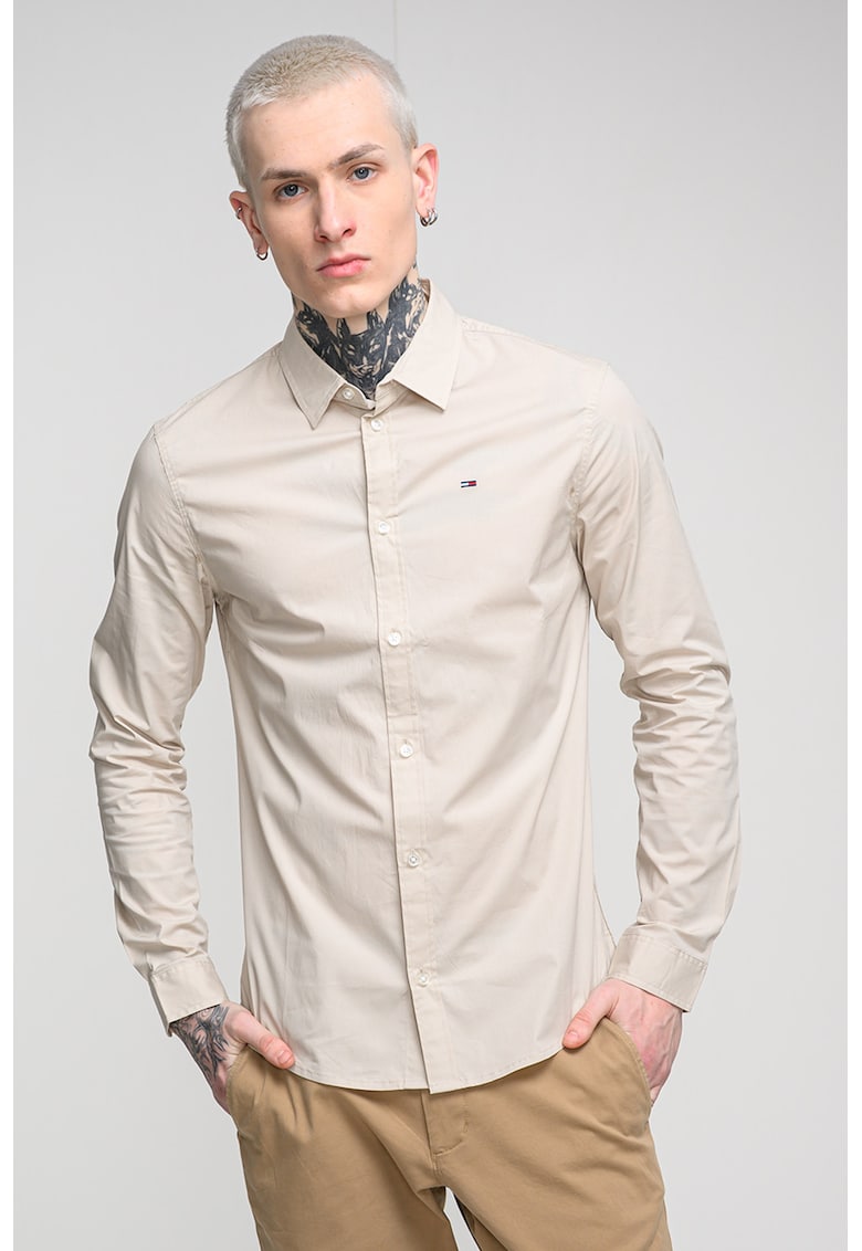 Camasa slim fit - Maro nisip