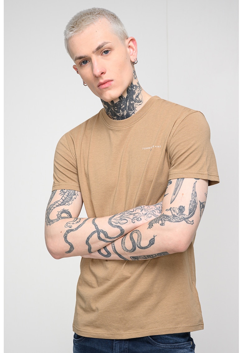 Tricou slim fit cu logo