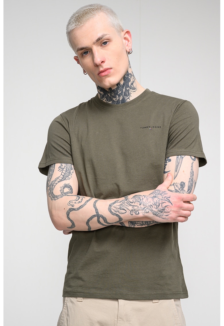 Tricou slim fit cu logo