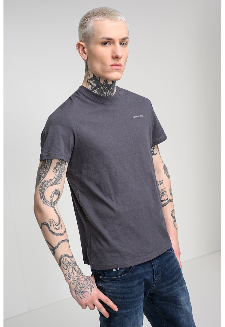 Tricou slim fit cu logo