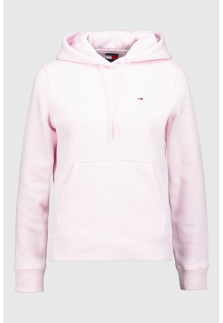 Hanorac cu buzunar kangaroo - Roz deschis