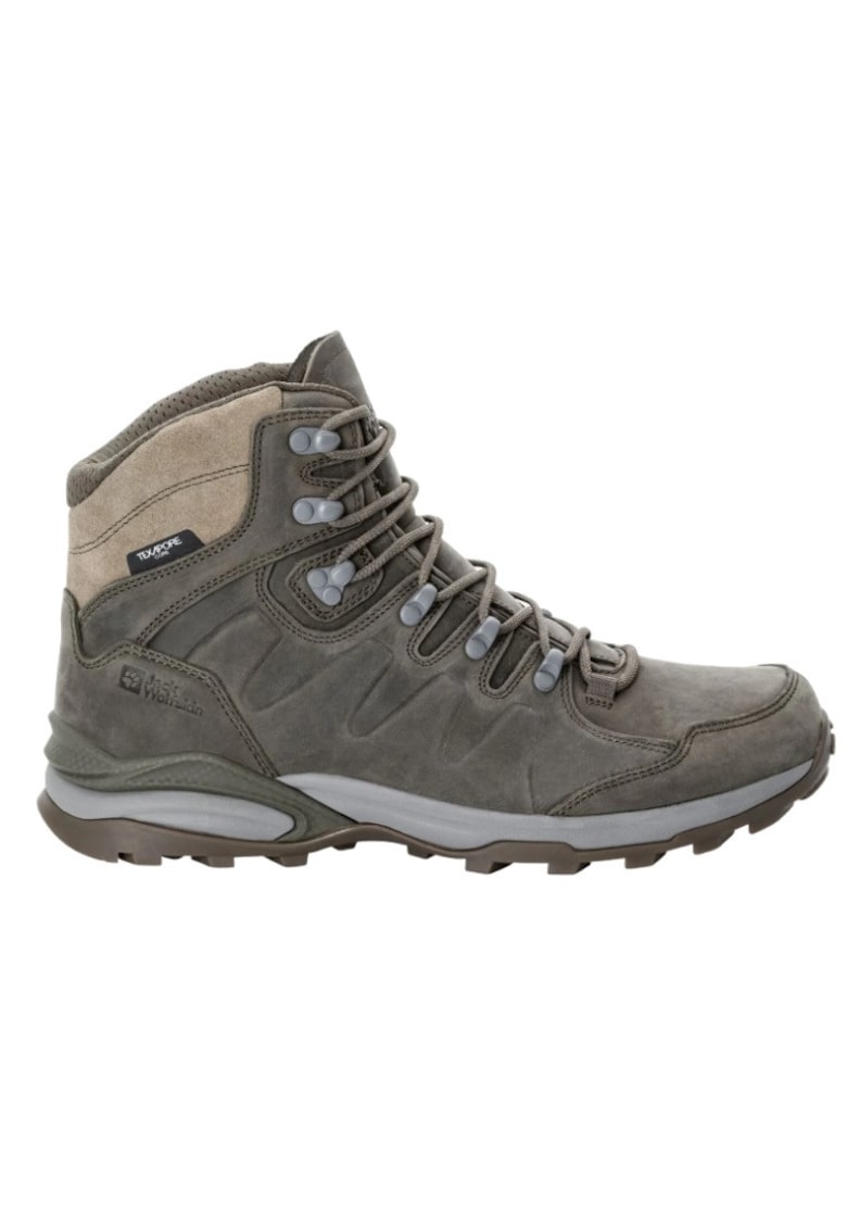 Jack Wolfskin Pantofi trekking barbati Refugio Prime Texapore Mid FW 2024 - Gri inchis